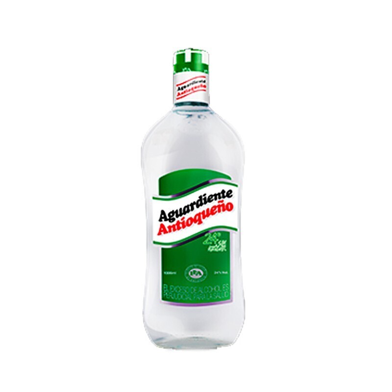 Antioqueño verde lt vidrio caja