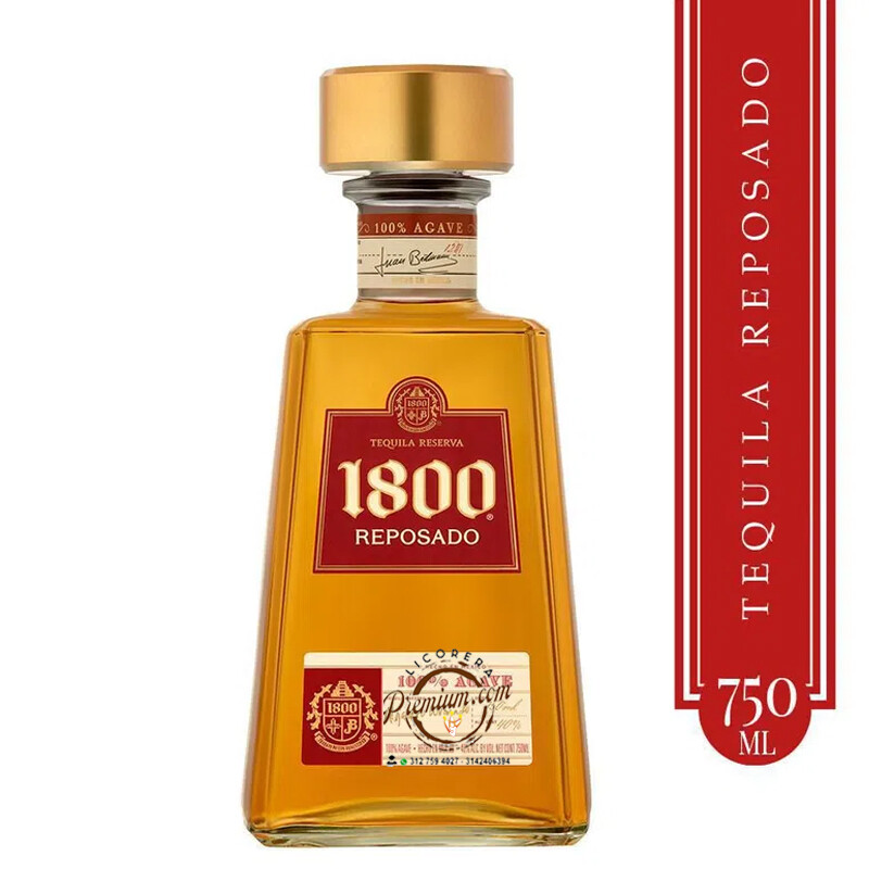 1800 REPOSADO ESTUCHE BOTELLA +