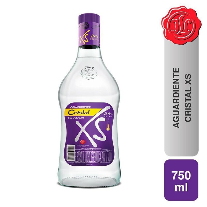 AGUARDIENTE CRISTAL XS 1/2 CAJA