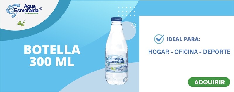 Agua la esmeralda 600 ml