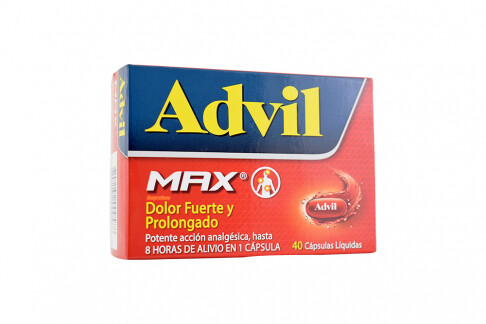 Advil max x 40 caps
