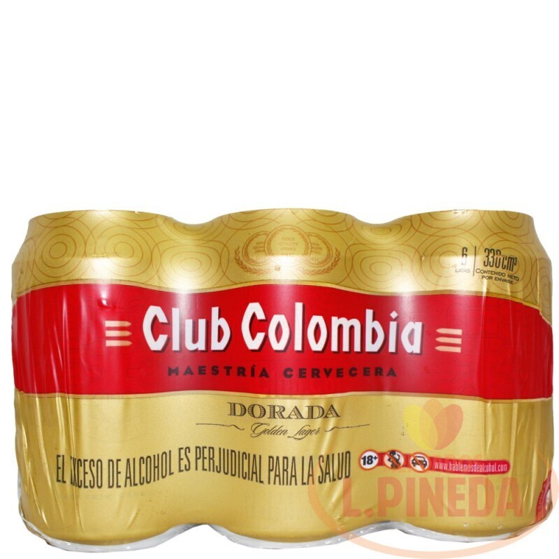 CLUB COLOMBIA DORADA 330 CM³ X6