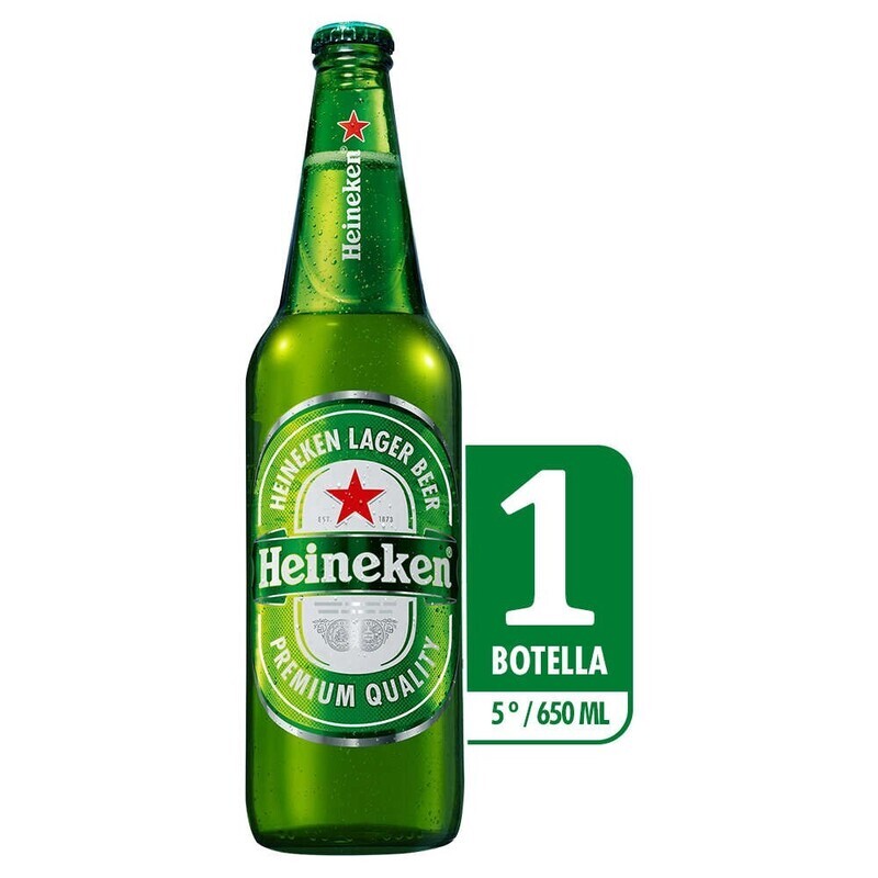 Cerveza heineken bt 650 und