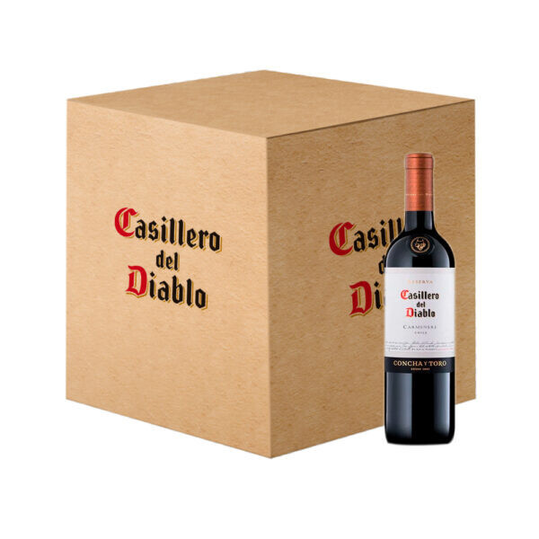 VINO CASILLERO CARMERE 750 caja