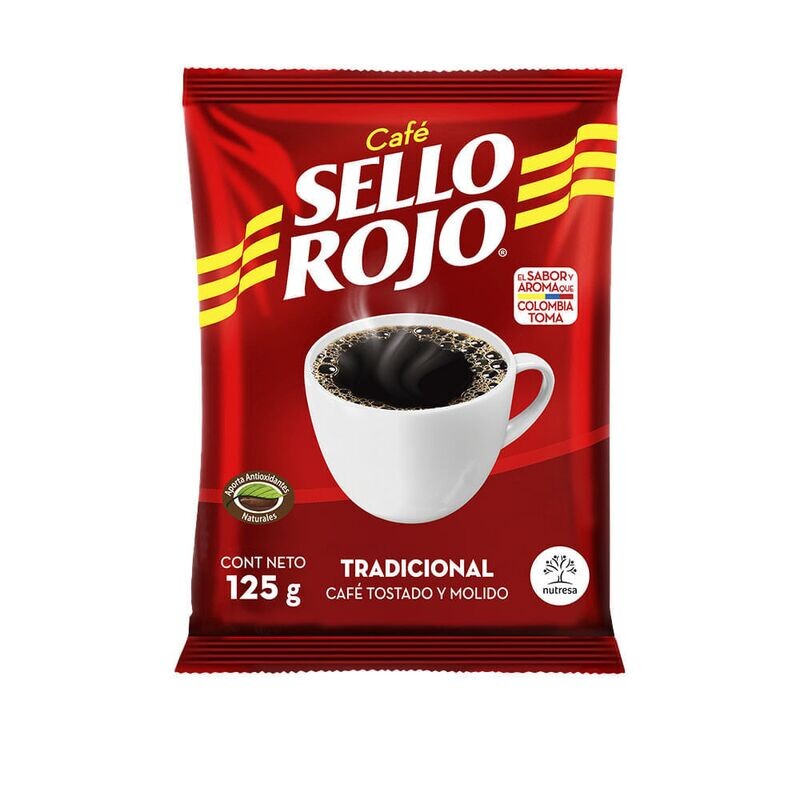 Sello rojo 1/2 und