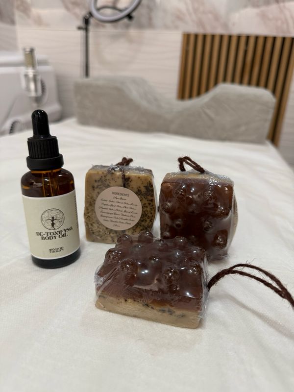 Body oil &amp; soap
