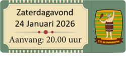 Kaartjes Tonproaten Zaterdagavond 2026