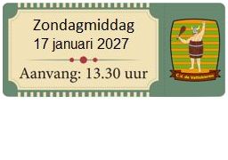 Kaartjes Tonproaten Zondagmiddag 2027