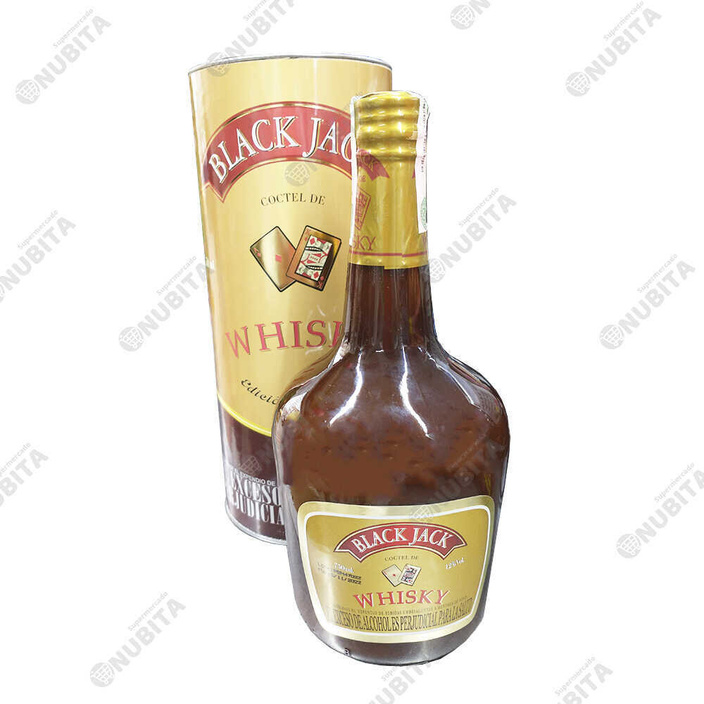Crema de whisky black jack 750