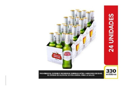 STELLA 330ML BTLLX24