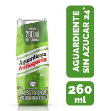 Aguardiente antioqueño verde 260ml