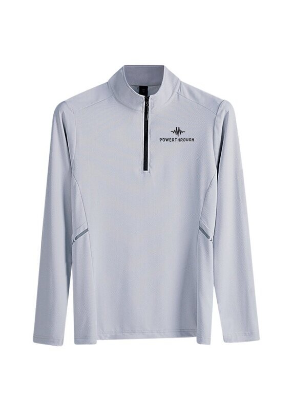 Unisex 1/4 Zip - Grey