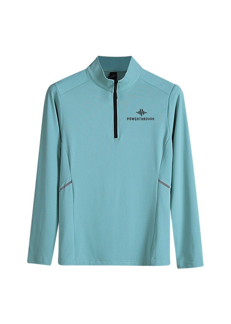 Unisex 1/4 Zip - Blue