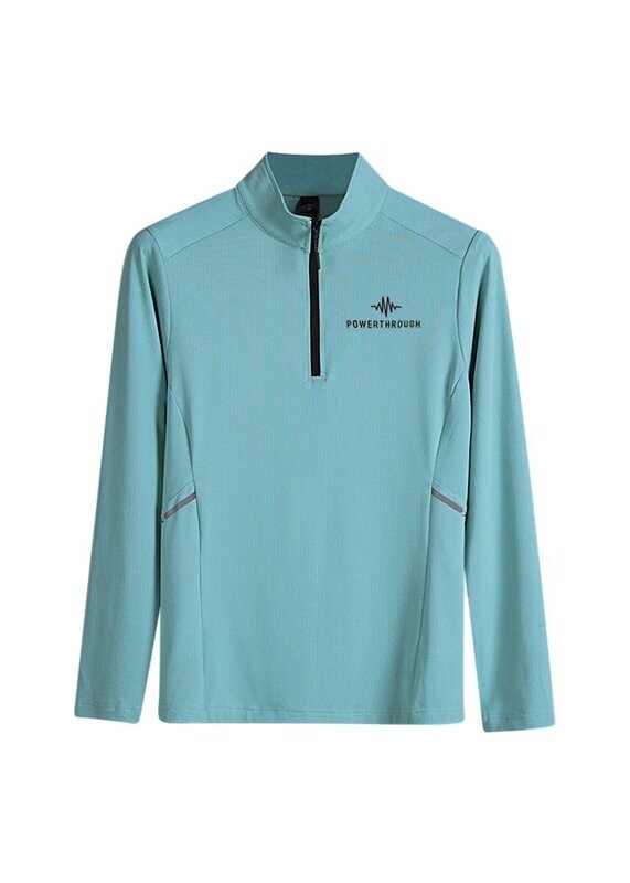 Unisex 1/4 Zip - Blue