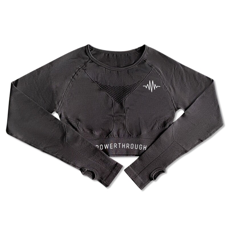 Women's Long Sleeve Top - Black