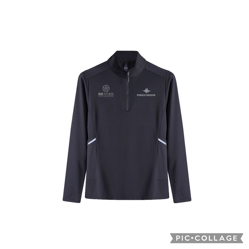 ECE - Unisex 1/4 Zip - Black