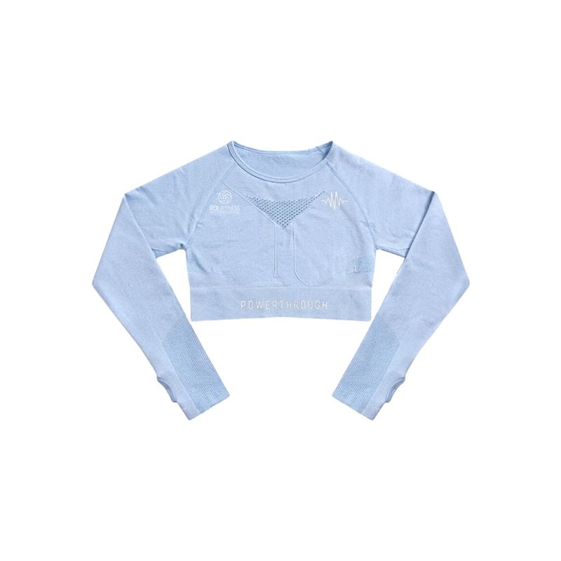 ECE - Women's Long Sleeve Top - Light Blue