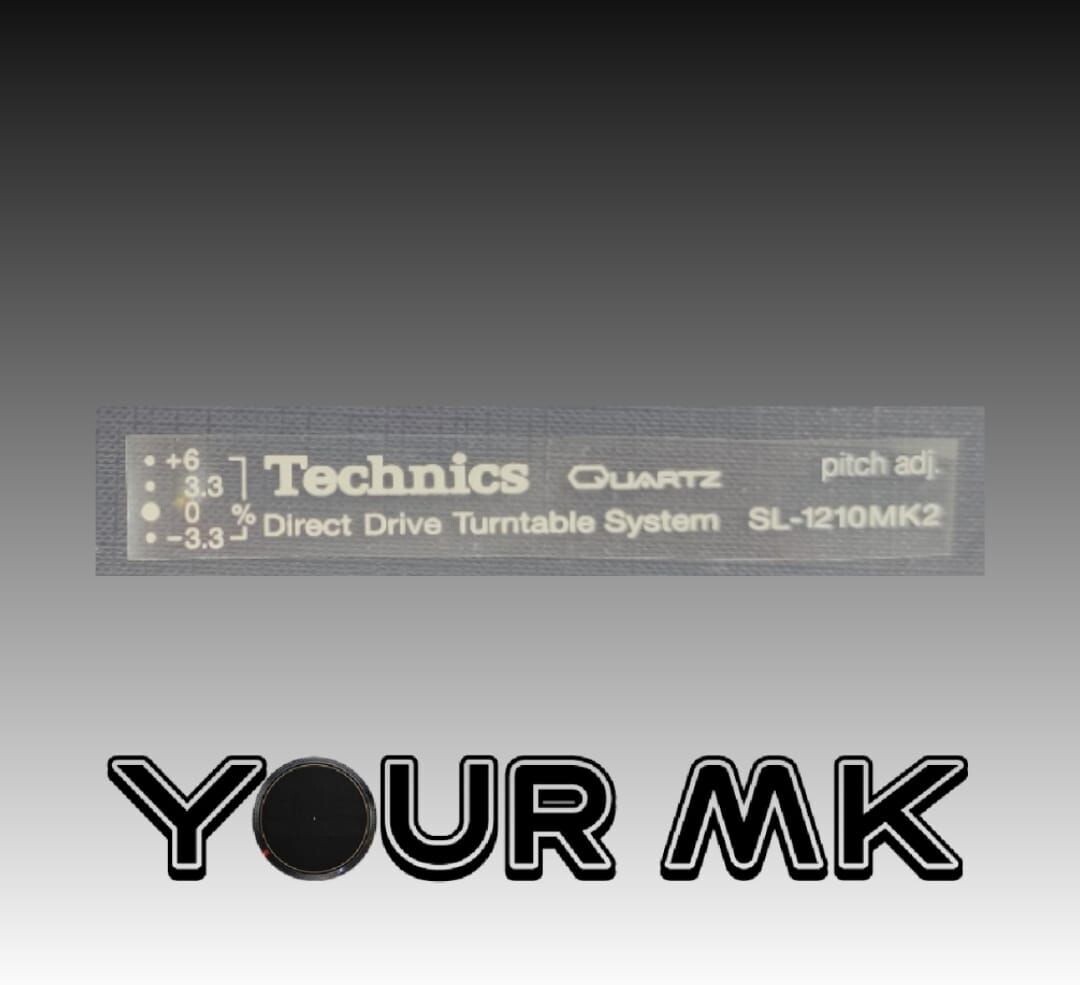 Letras blancas transferibles SL1210 MK2