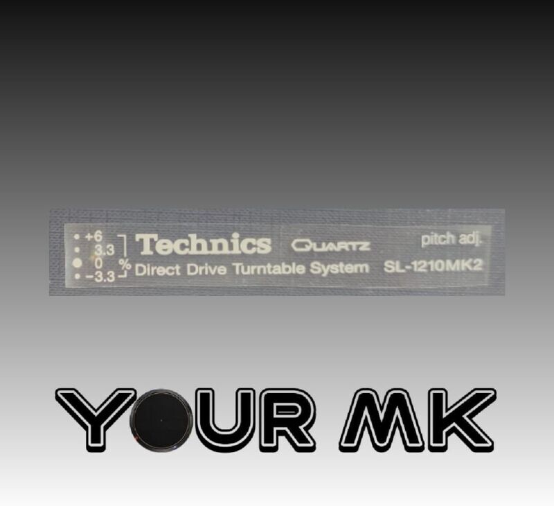Letras blancas transferibles SL1210 MK2