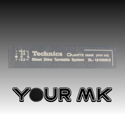 Letras blancas transferibles SL1210 MK5