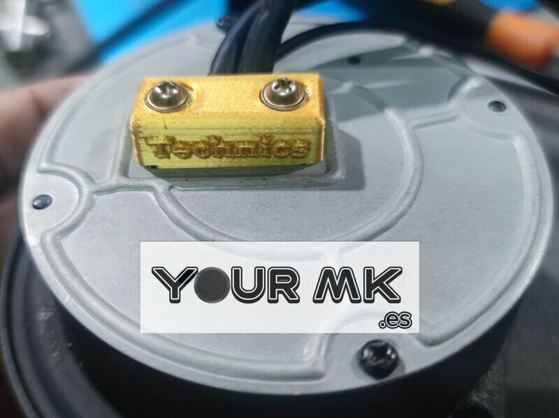 Replica Technics SL 1200 SL 1210 RCA clamper part GOLD