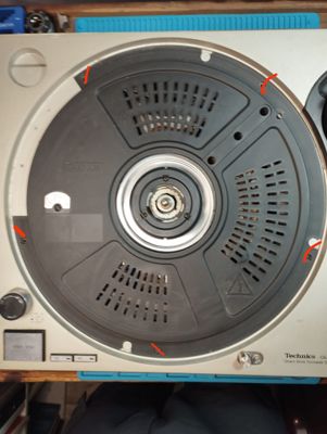 Tornillos originales Technics XTN3-+8BFZ (set de 5 unidades) Tornillos originales Technics XTN3-+8BFZ (set de 5 unidades)