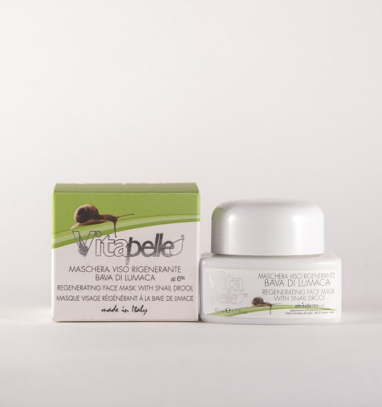 Vitapelle Maschera Viso rigenerante Bava di Lumaca al 6% 50ml