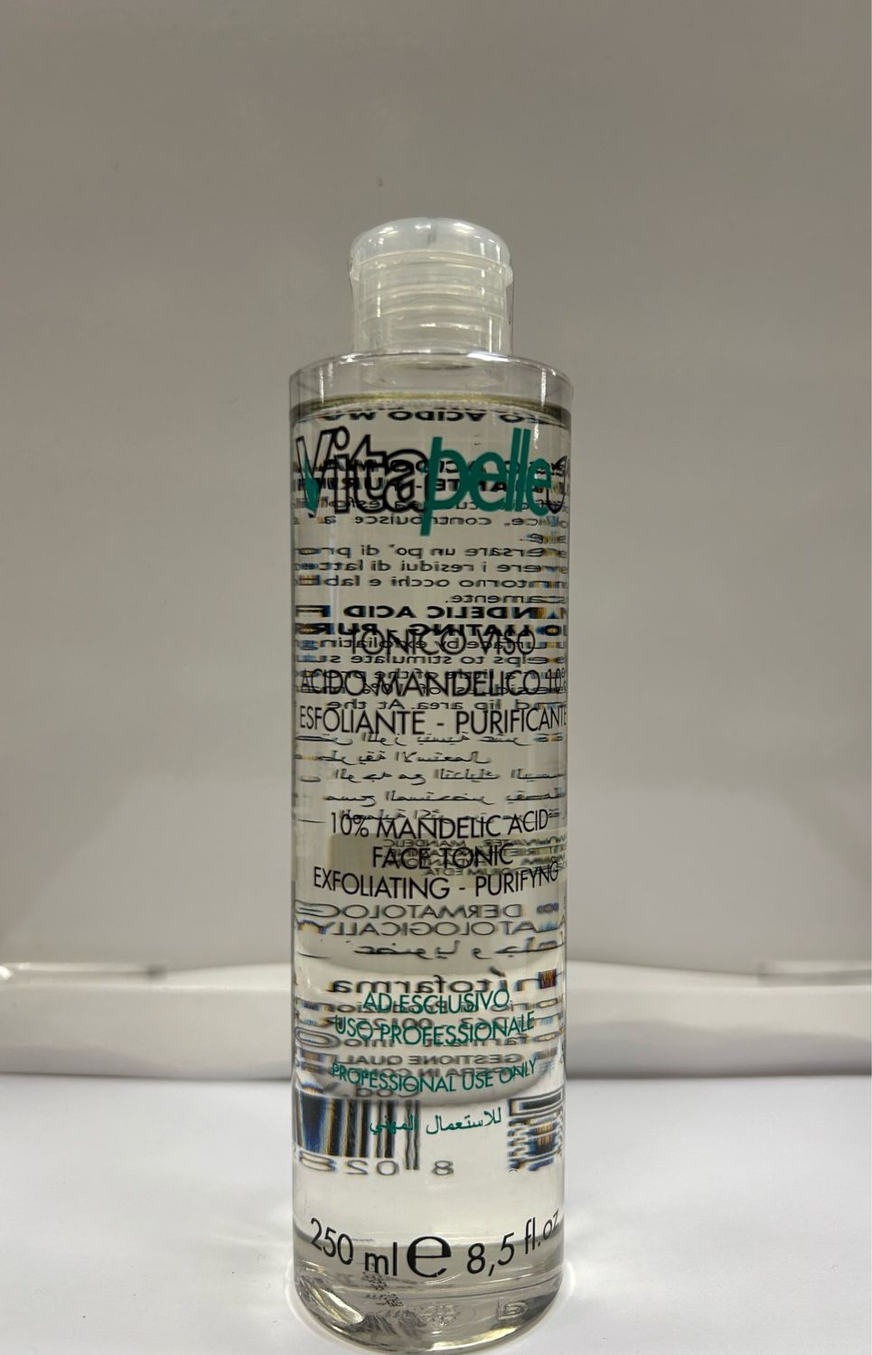 Vitapelle Tonico Viso Acido Mandelico 10% Esfoliante -Purificante 250 ml