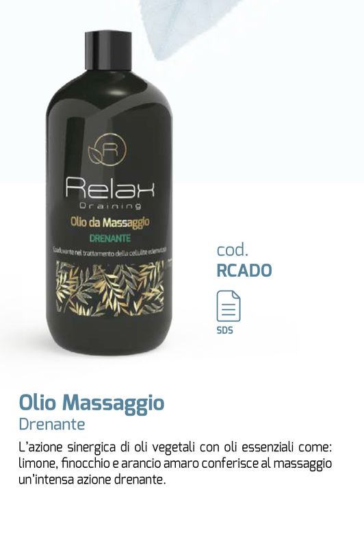 Olio Massaggio Drenante 500ml