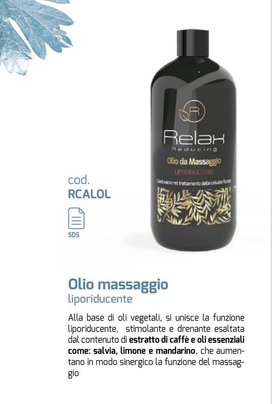 Olio Massaggio Liporiducente 500ml