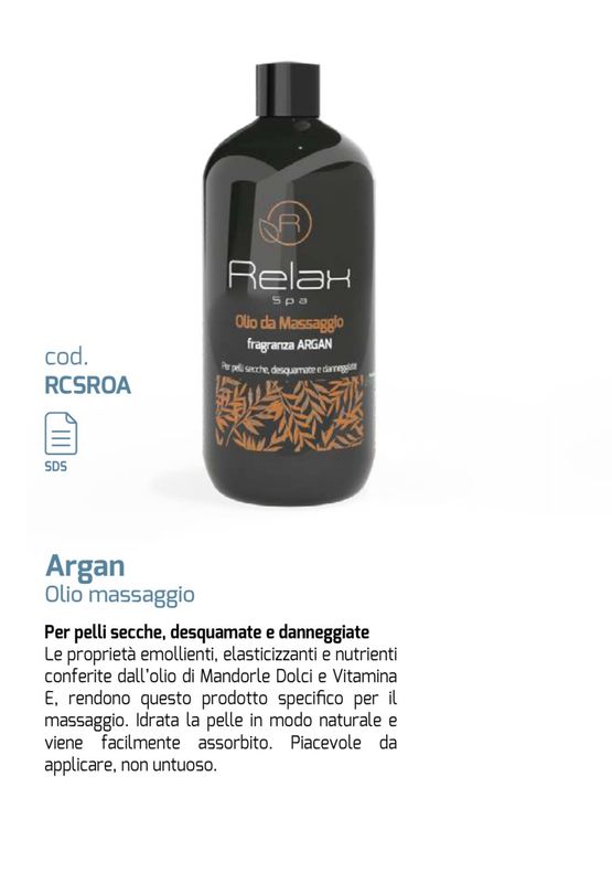 Olio Massaggio Argan 500ml