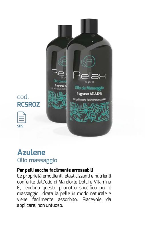 Olio massaggio Azulene 500ml