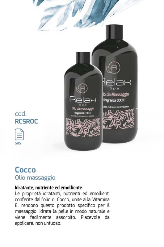 Olio massaggio Cocco 500ml