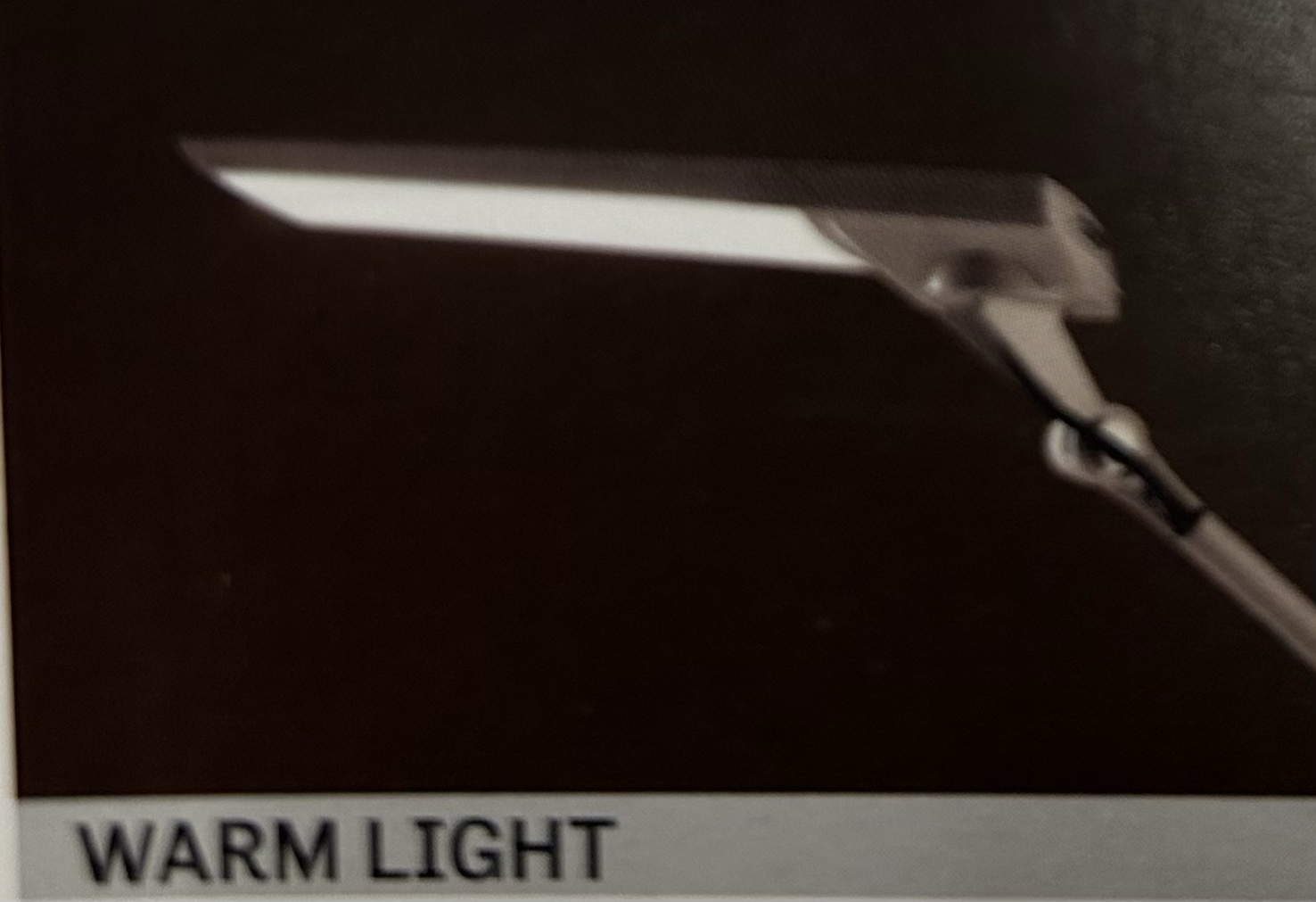 Lampada led sensor con morsetto da tavolo