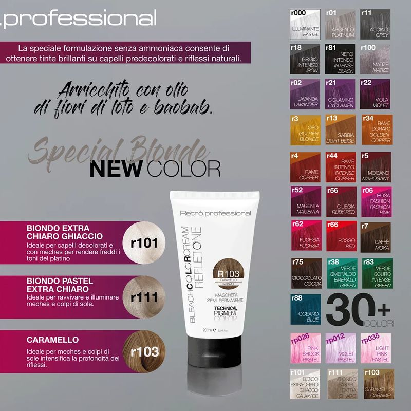 Refletone maschera colorata 200 ml