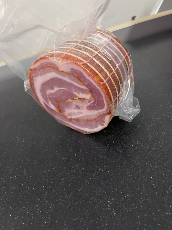 Pancetta arrotolata