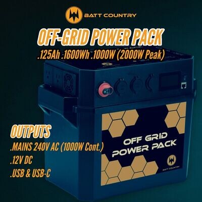 1600Wh - OFF-GRID POWER PACK