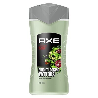 Axe Tattoo Duschgel Herren pH-Hautneutral unwiderstehlicher Duft mit Olivenöl & Vitamin E 250ml