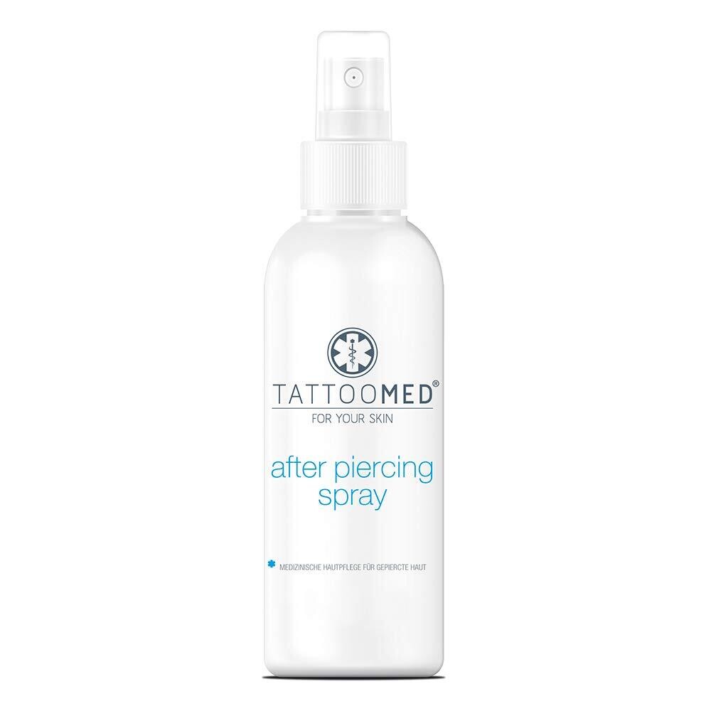 TattooMed Pflege für gepiercte Haut - After Piercing Spray, Reinigung und Pflege der Haut und des Schmucks - 75 ml