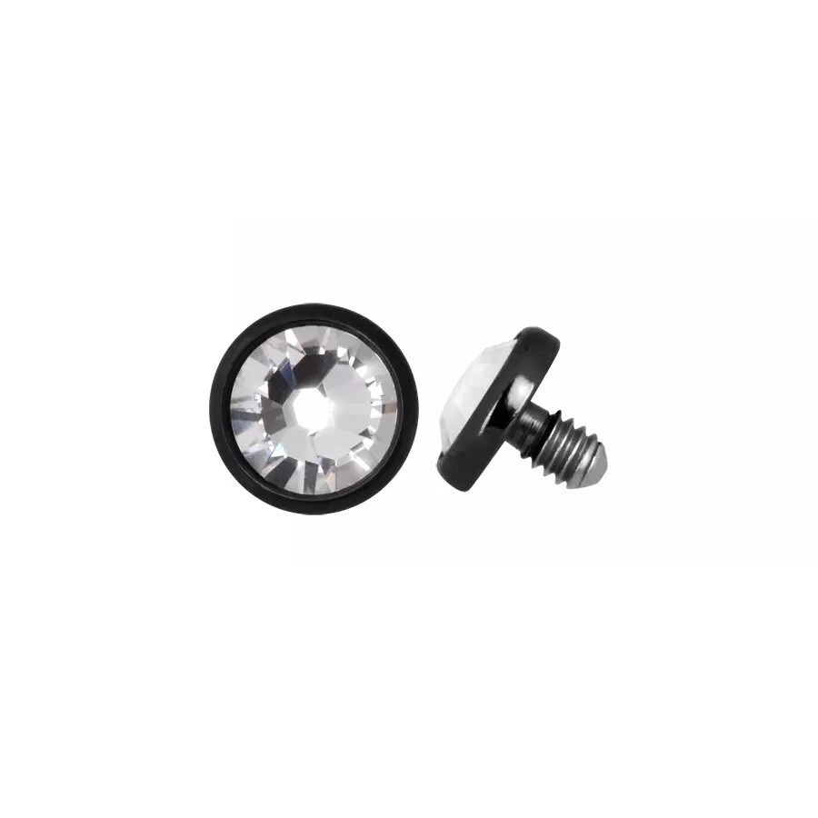 JEWELLED DISC FOR INTERNALLY THREADED