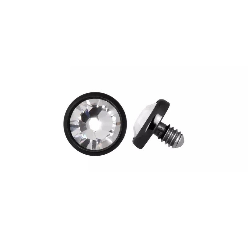 JEWELLED DISC FOR INTERNALLY THREADED
