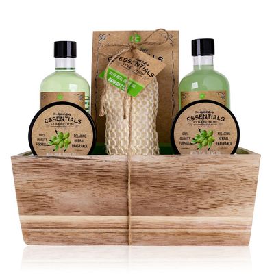 Geschenkset OIIVE in Holzkorb