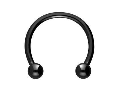 Hufeisen (circular barbell) Schwarz 1,2 x 10mm