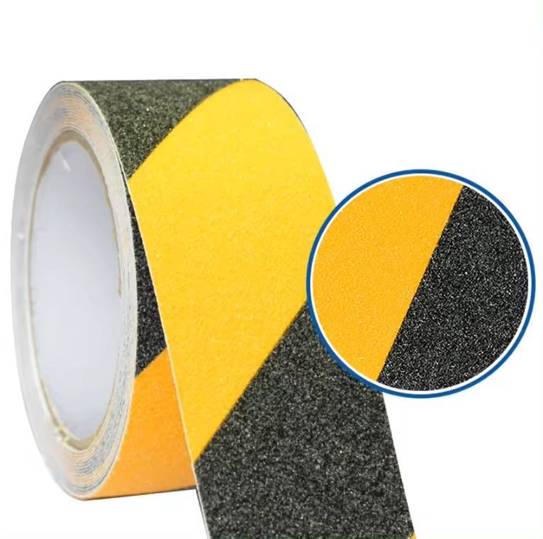 Anti-Rutsch-Band Grip Klebeband Schwarz / Gelb, 50mm x 5m, kostenloser Versand