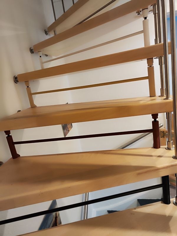 14 Set´s Baurechtsleiste *Premium* offene Treppe sichern ohne Bohren zum Klemmen Kinderschutzleiste Durchrutschschutz 14 Set´s Baurechtsleiste *Premium* offene Treppe sichern ohne Bohren zum Klemmen Kinderschutzleiste Durchrutschschutz