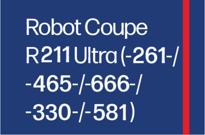 Robot Coupe R211 Ultra 261-465-666-330-581