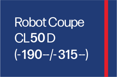 Robot Coupe CL50D 190-315
