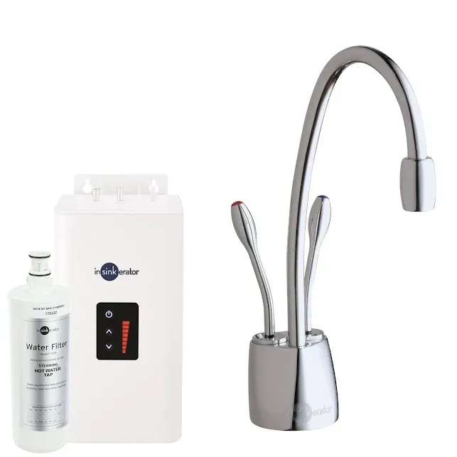 InSinkErator HC1100C Boiling Water Tap with NeoTank - Curved Chrome