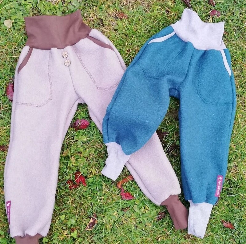 Walkhose "Fridolin" aus 100 % Schurwolle Matchhose Outdoorhose leicht pumpig geschnitten