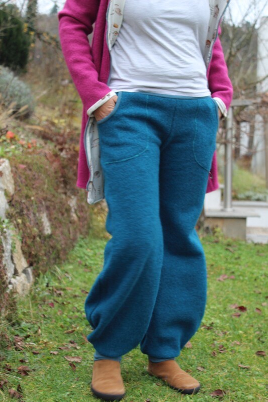 Walkhose "Robuste Heide" Outdoorhose aus Wollwalk 100% Schurwolle mulesingfrei